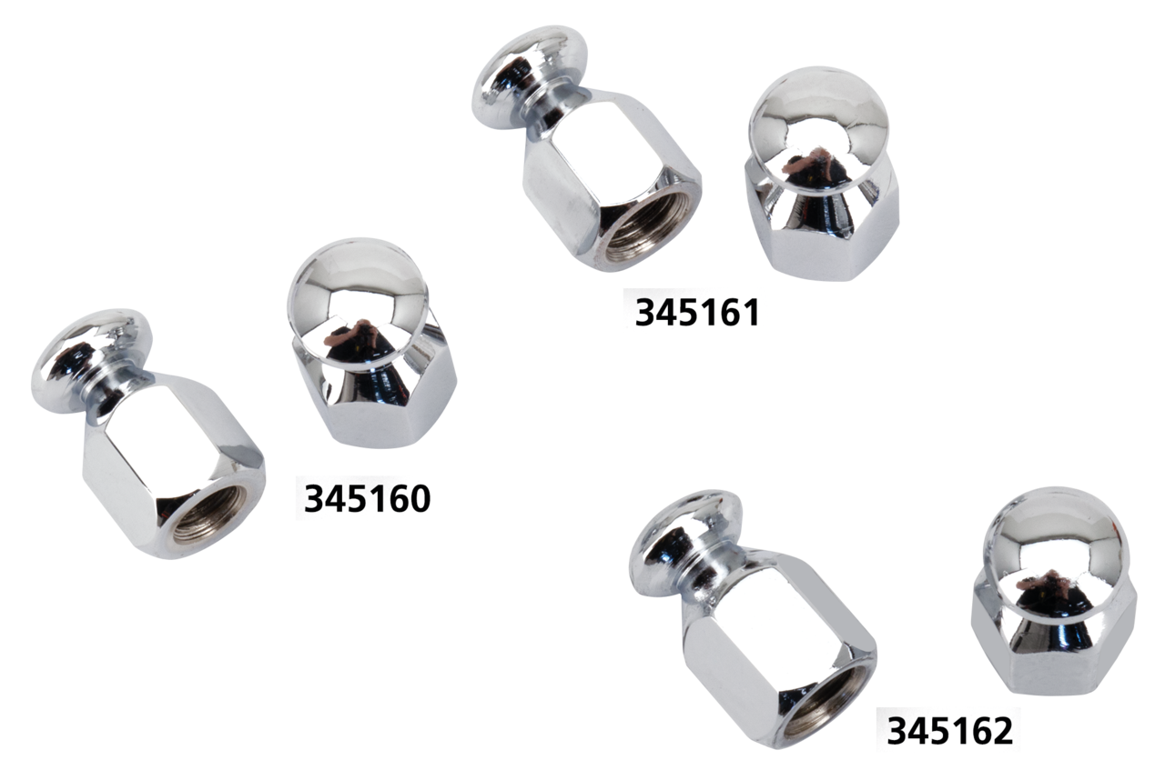 CHROME BUNGEE NUTS - view 2