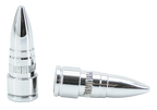 CHROME BILLET BULLET VALVE STEM CAPS - view 1