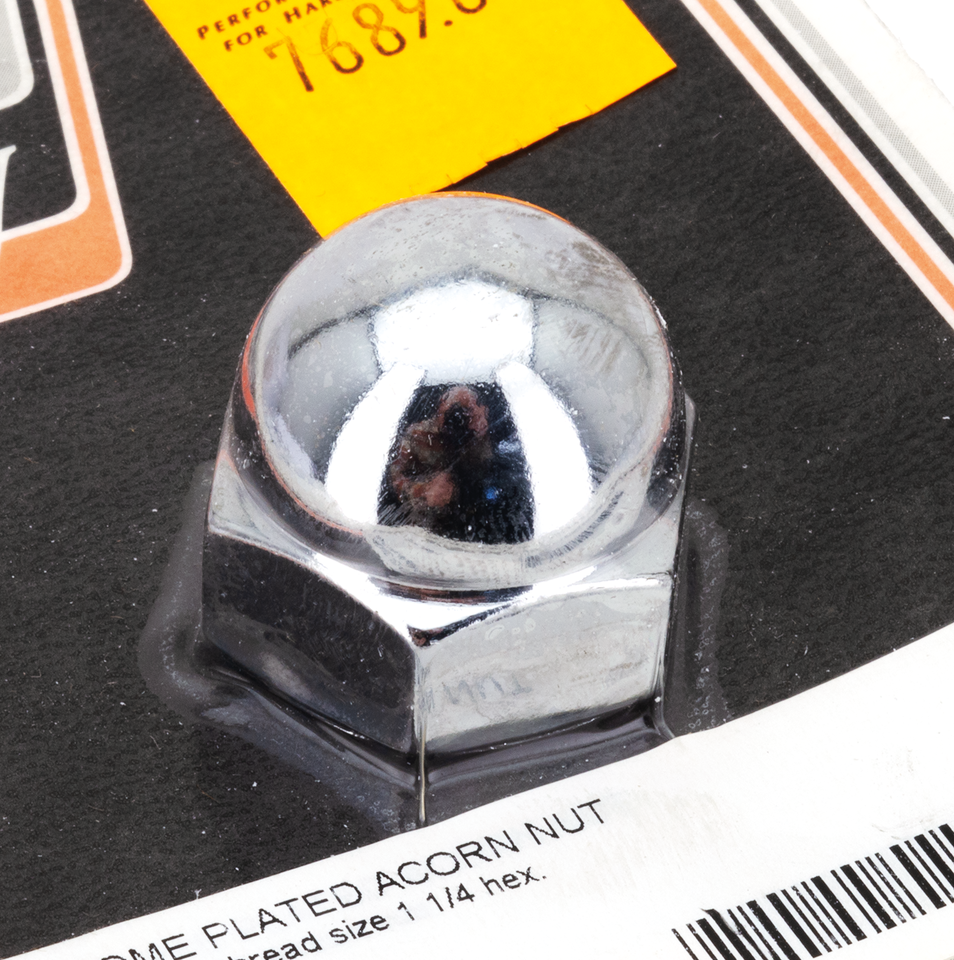 COLONY ROUND TOP CHROME ACORN NUTS - view 1 Main image
