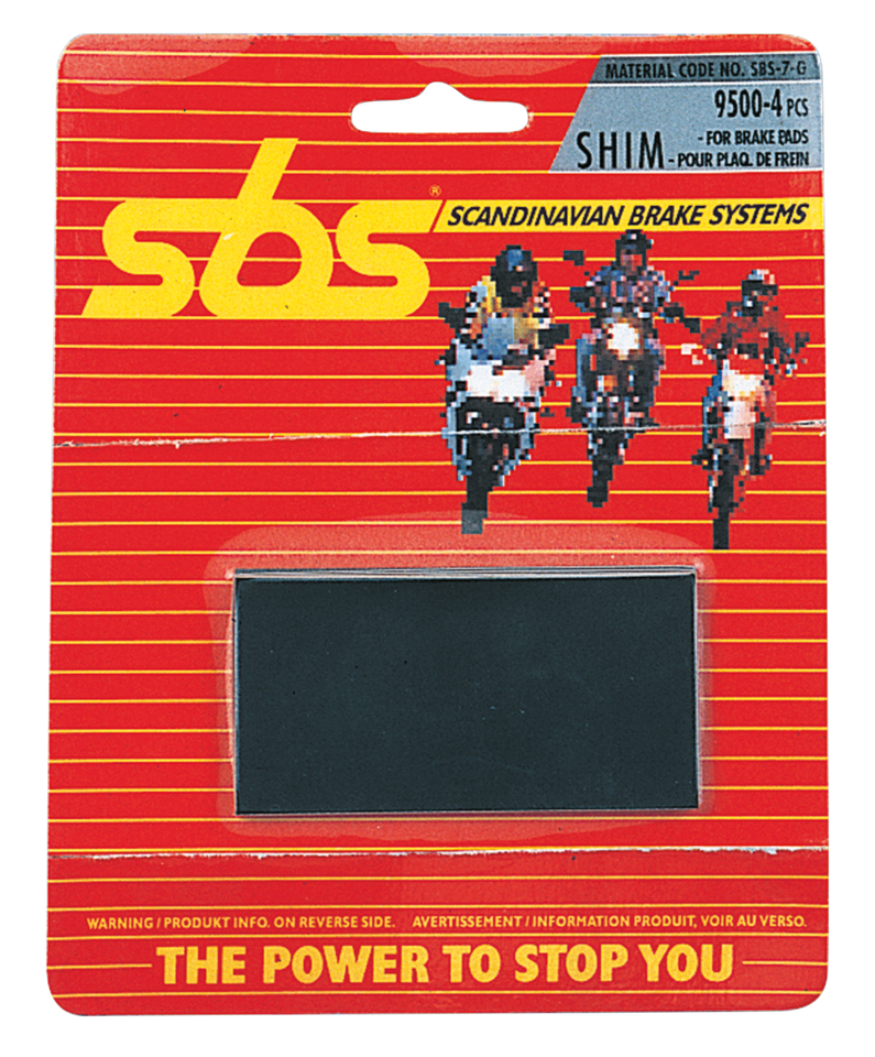 SBS ANTI-VIBRATION BRAKE PAD SHIM - view 2