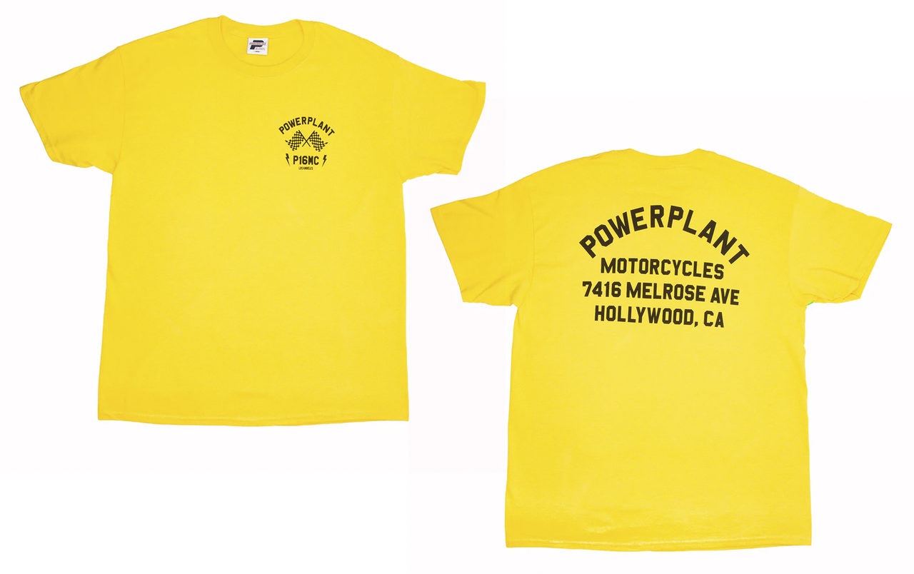 P16 Powerplant Staple Garage Tee, Yellow, P16 Powerplant Staple Garage Tee, Yellow S - view 2 Main image
