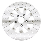 DRILLED POLISHED STAINLESS STEEL FULLFLOATING DISC ROTORS - view 1