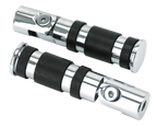 CHROME FOLDING PASSENGER PEGS - view 2