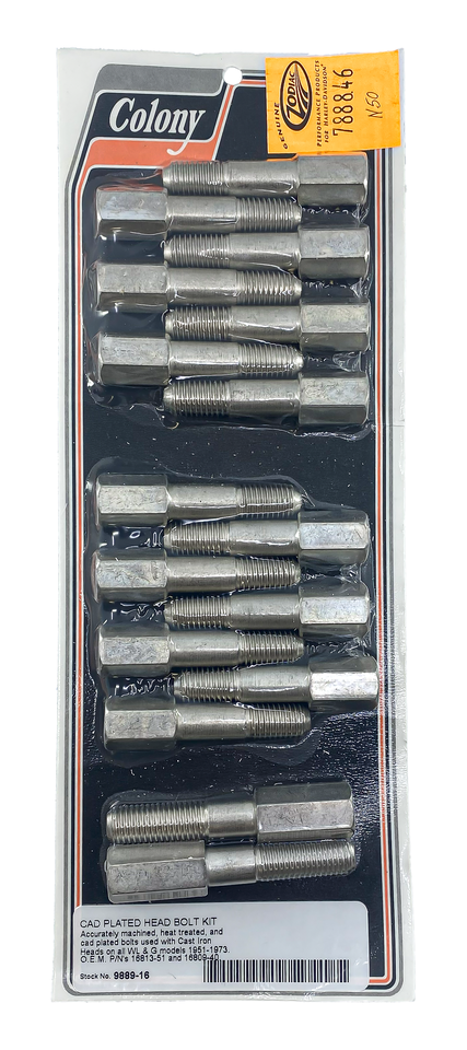 COLONY CYLINDER HEAD BOLT KITS FOR SIDEVALVES - view 1 Main image