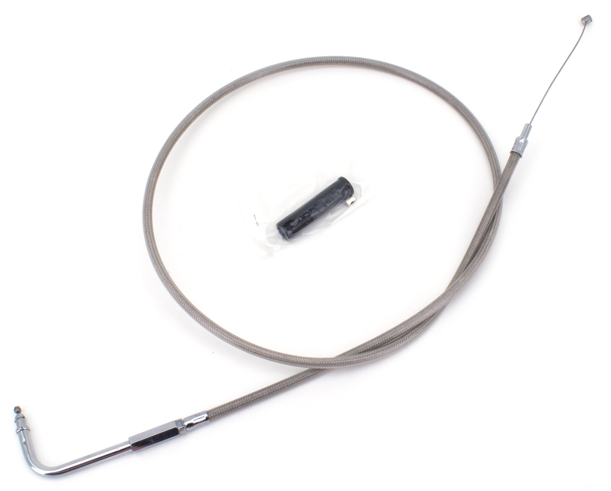 T05 - THROTTLE & IDLE CABLE 1996-2001 FUEL INJECTED TOURING - view 1