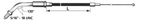 T11 - THROTTLE & IDLE CABLE 1986-1987 SPORTSTER - view 2