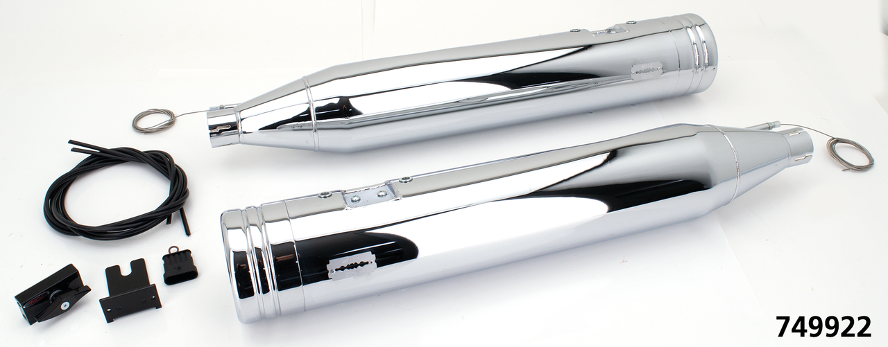MCJ ADJUSTABLE EXHAUSTS FOR TOURING - view 1 Main image