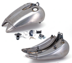ONE PIECE 4" STRETCHED STEEL GAS TANK FOR SOFTAIL WITH DASH MOUNT - view 1