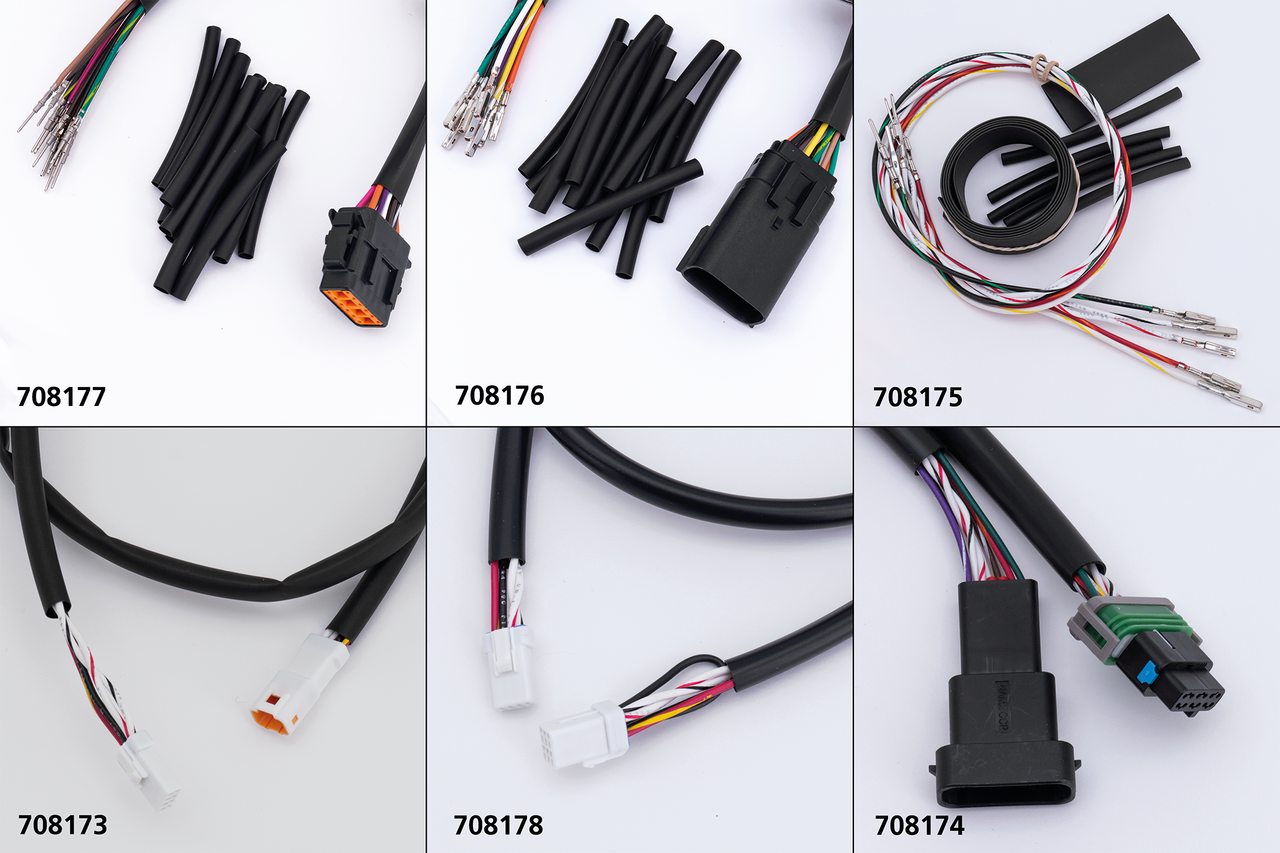 NAMZ HANDLEBAR GAUGE WIRING EXTENSIONS - view 2