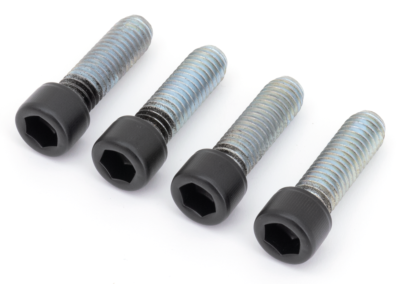 BLACK STAINLESS STEEL FOOT PEG SCREWS - view 1