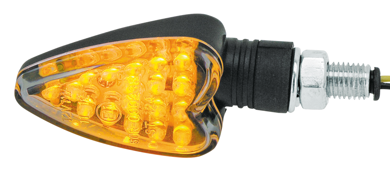 EU APPROVED BLACK HEART LED TURN SIGNAL - view 1 Main image