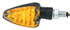 EU APPROVED BLACK HEART LED TURN SIGNAL - view 1