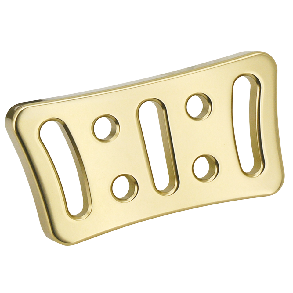 BILLET ALUMINUM BRAKE PEDAL PADS FOR TOURING - view 1