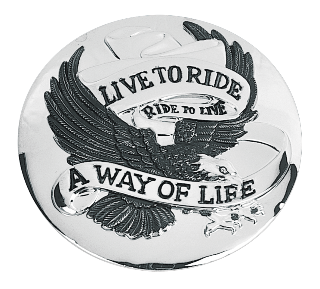 LIVE TO RIDE GAS CAP COVER Secondary image