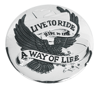 LIVE TO RIDE GAS CAP COVER - view 2