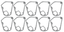 GASKETS FOR S&S 2-PIECE NOSE CONE COVERS - view 1