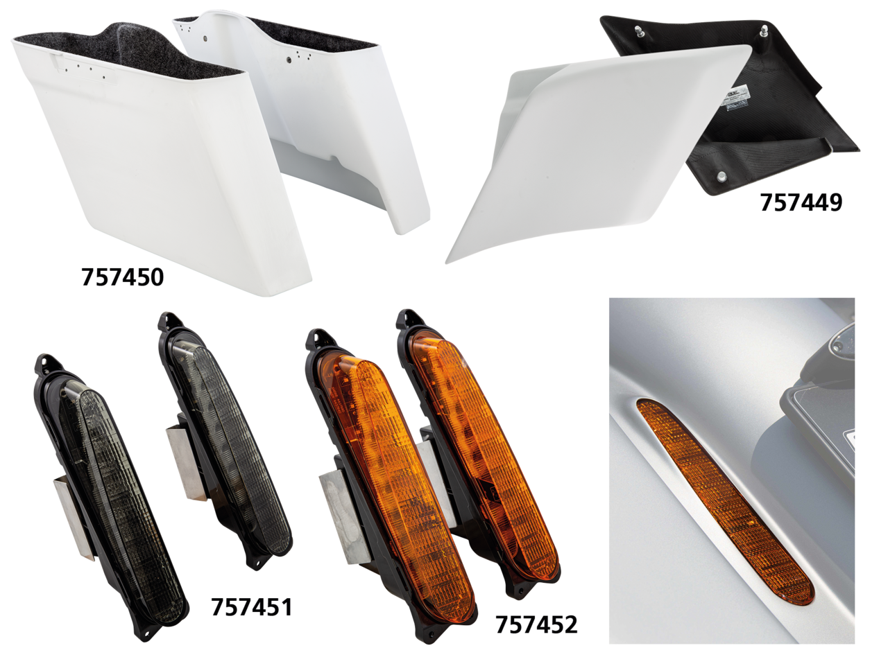 RICK'S STRETCHED REAR FENDERS FOR TOURING - view 1