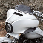 TOMMY & SONS BATWING STYLE FAIRING FOR FLHT, FLHTK, FLHX, FLHXS & FLHTCUTG 2014 TO PRESENT - view 2