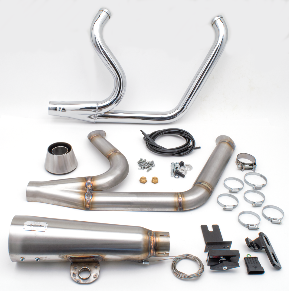 MCJ ADJUSTABLE 2-INTO-1 FOR TWIN CAM SOFTAIL - view 1