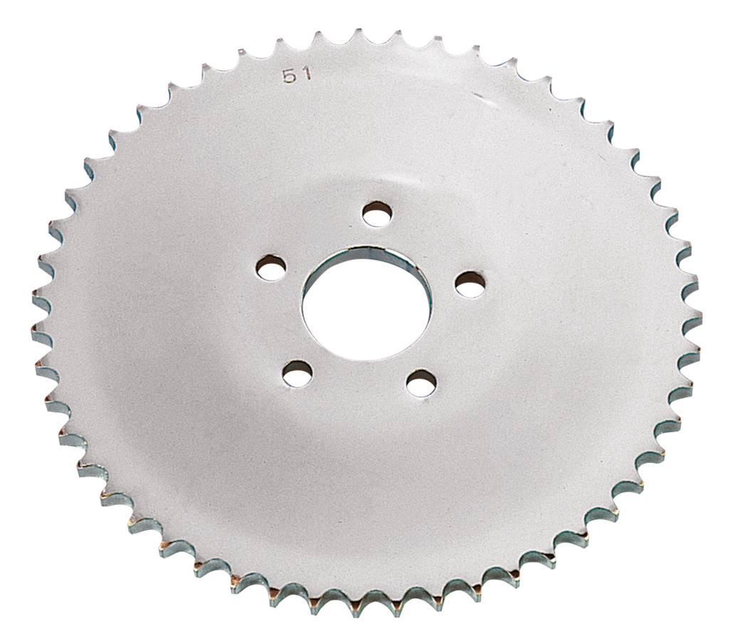 CHROME PLATED SOLID REAR SPROCKETS - view 1