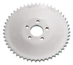 CHROME PLATED SOLID REAR SPROCKETS - view 1