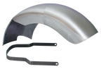 9" WIDE GROUND-POUNDER STEEL REAR FENDER FOR HARDTAIL FRAMES - view 1