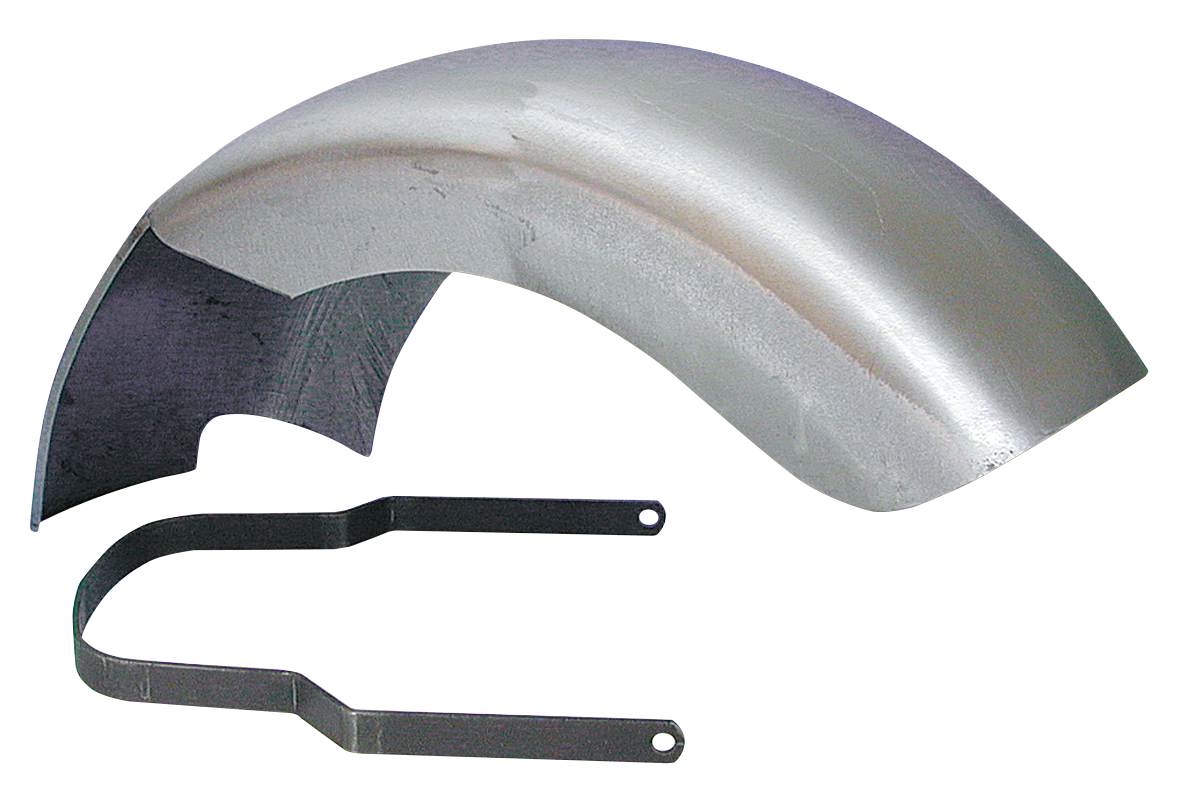 9" WIDE GROUND-POUNDER STEEL REAR FENDER FOR HARDTAIL FRAMES - view 1