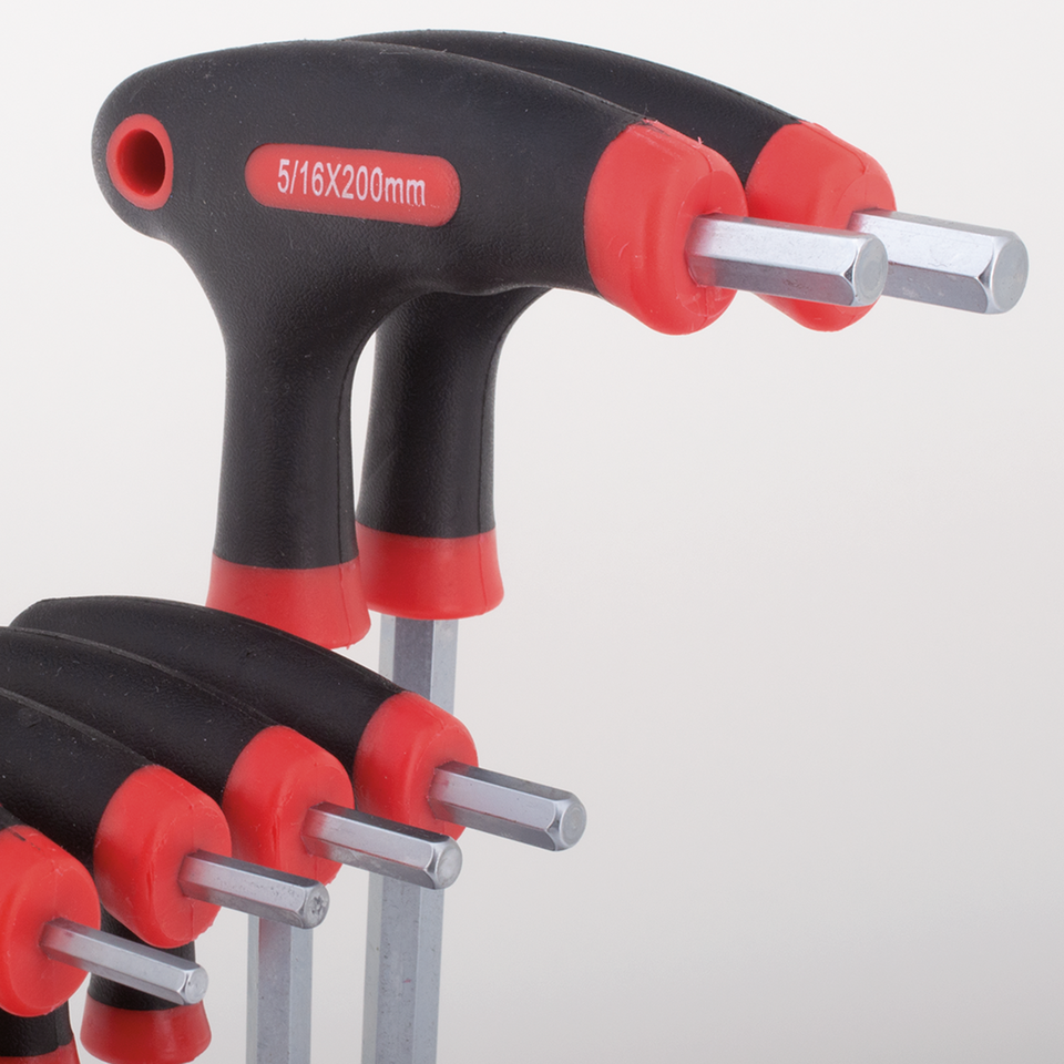 10-PIECE INCH SIZE INTERNAL HEX WRENCH SET Secondary image