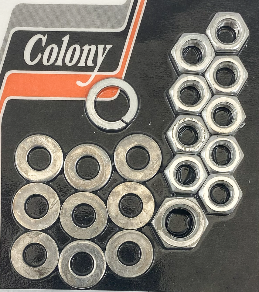 COLONY 4-SPEED BIG TWIN TRANSMISSION SIDE COVER NUT KITS - view 1