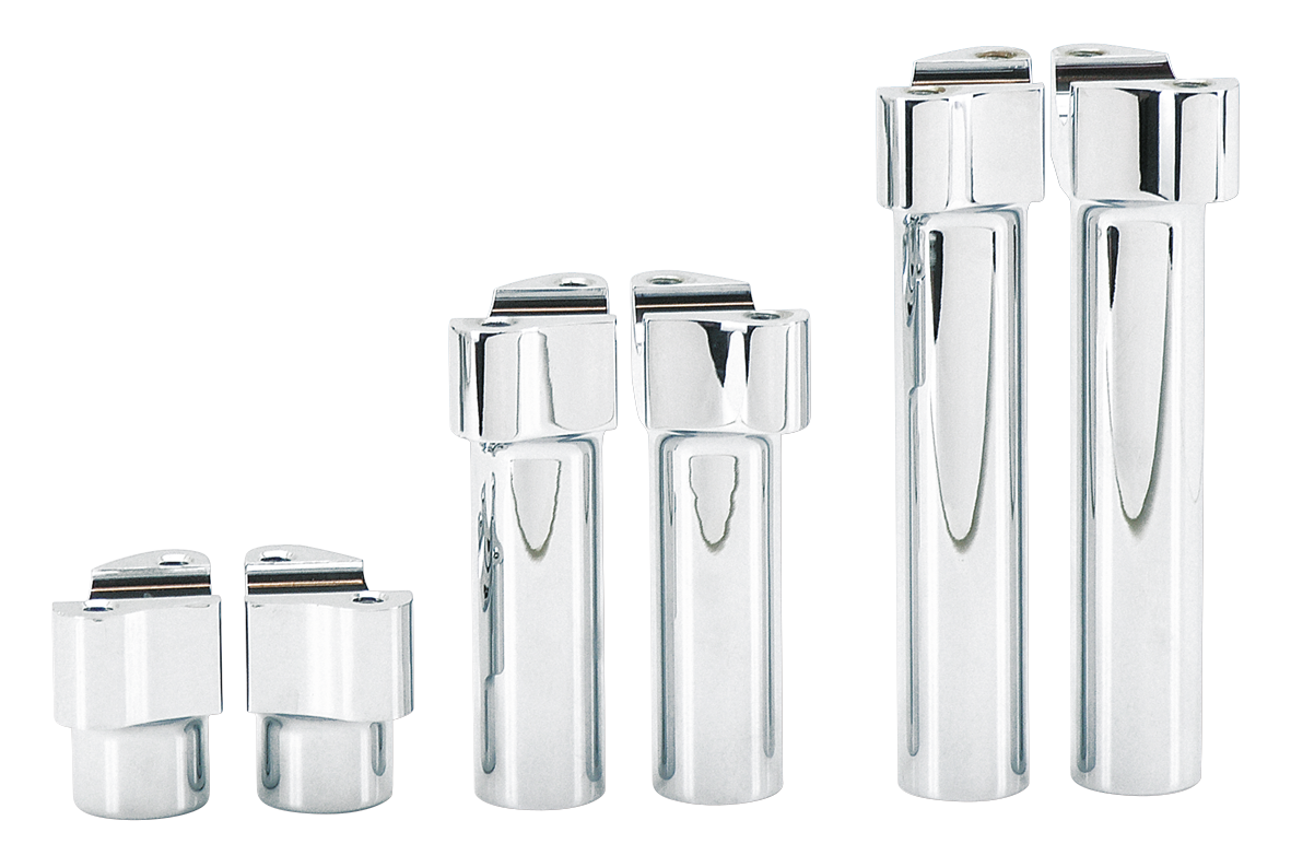 CHROME BILLET ALUMINUM RISERS - view 1