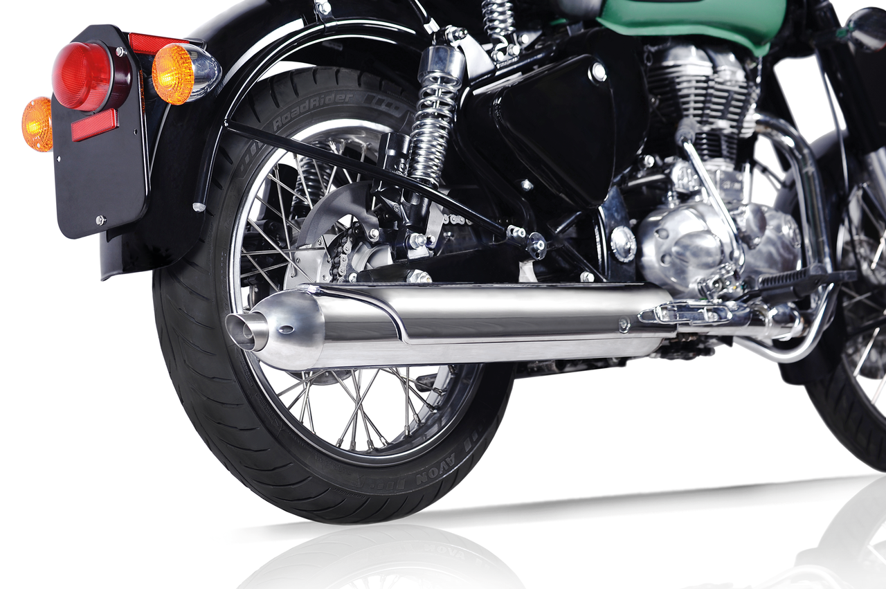 V-PERFORMANCE SLIP-ON MUFFLERS FOR ROYAL ENFIELD CLASSIC & BULLET - view 1 Main image