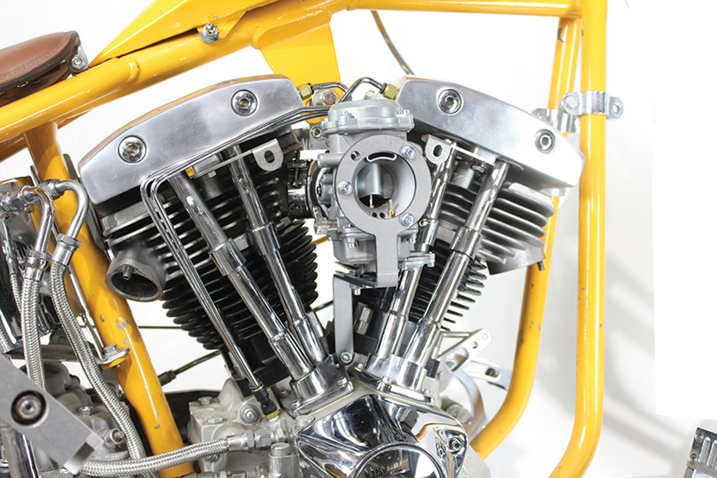 CV CARBURETOR SUPPORT BRACKET FOR PANHEAD & SHOVELHEAD - view 2
