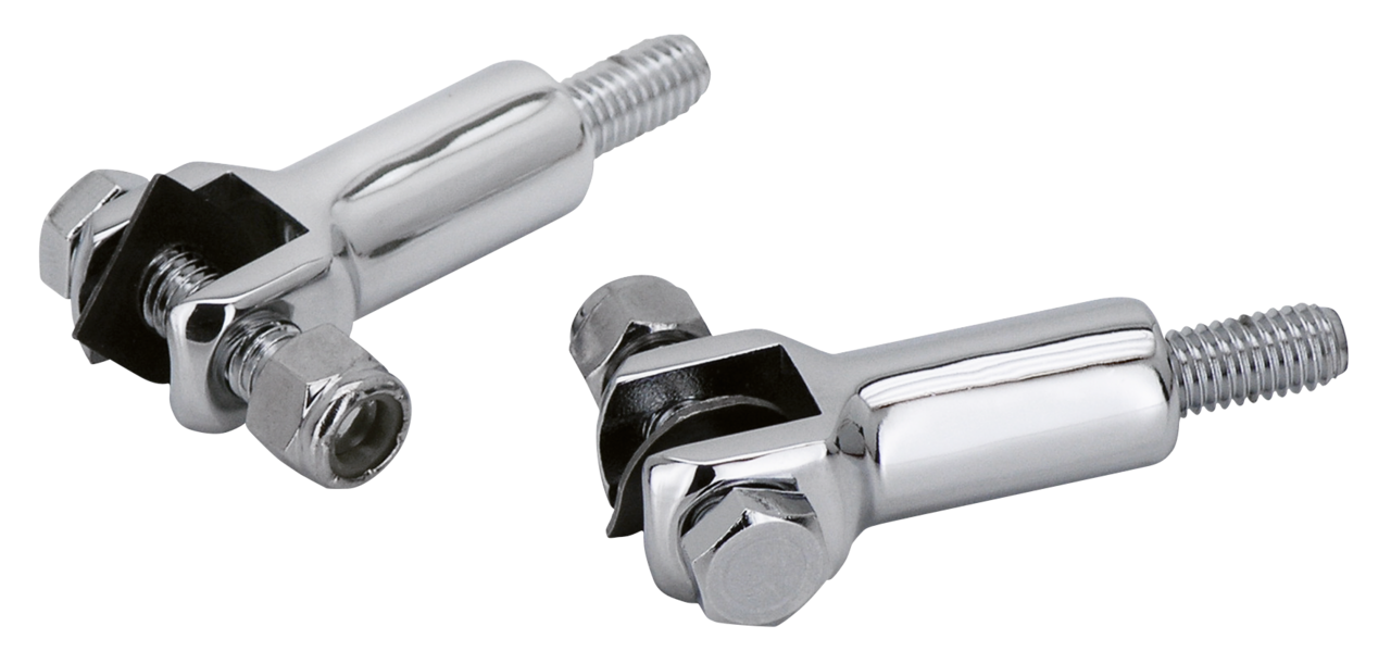 CHROME PASSENGER FOOT PEG SUPPORTS - view 1 Main image