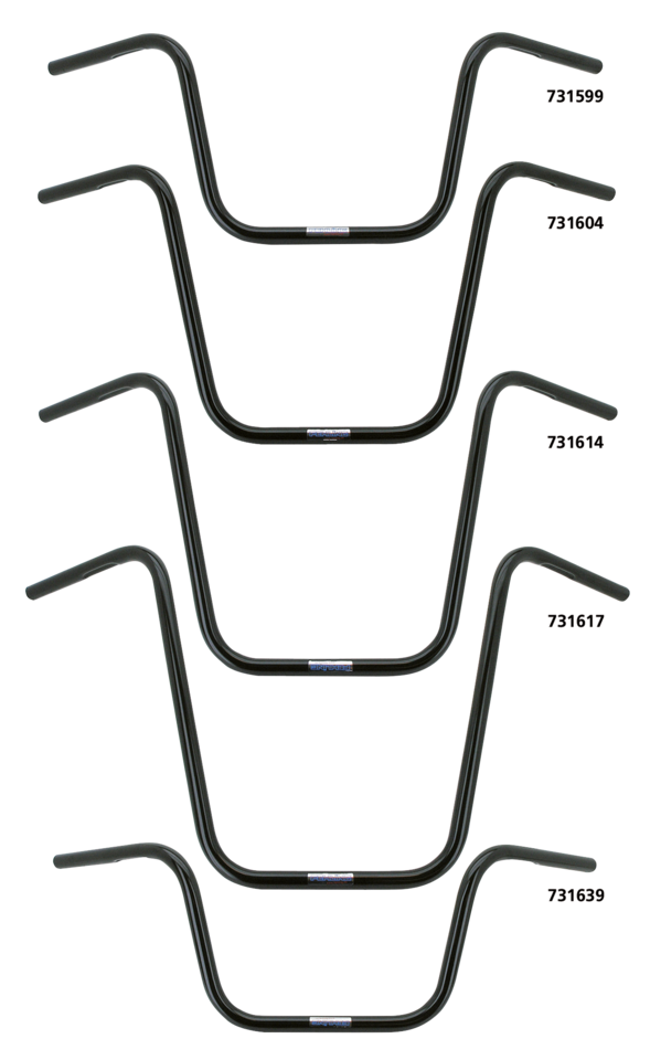 FEHLING ONE INCH DIAMETER APEHANGER HANDLEBARS Secondary image