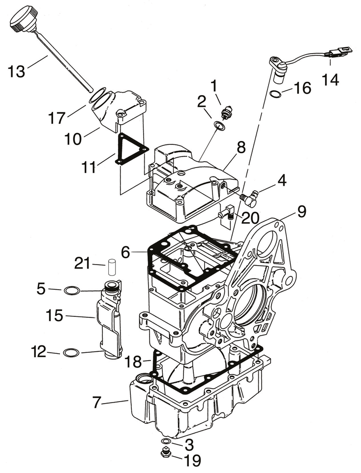 EVOLUTION DYNA 5-SPEED TRANSMISSION HOUSING AND PARTS - view 1 Main image