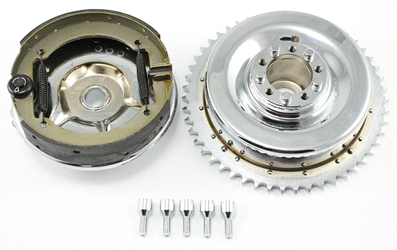 COMPLETE REAR DRUM BRAKE KITS FOR VINTAGE BIG TWIN - view 1