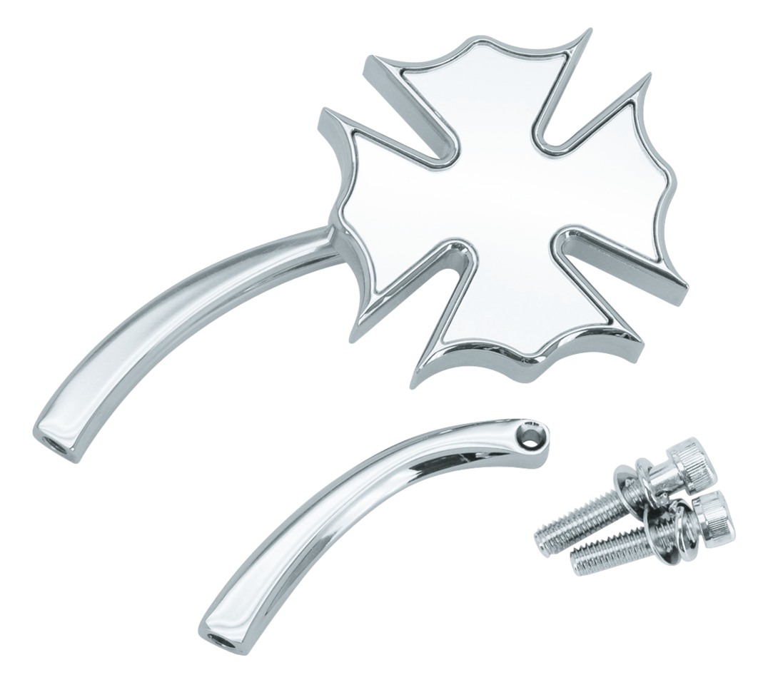 CHROME ROYAL MIRROR WITH CURVED STEM - view 1 Main image