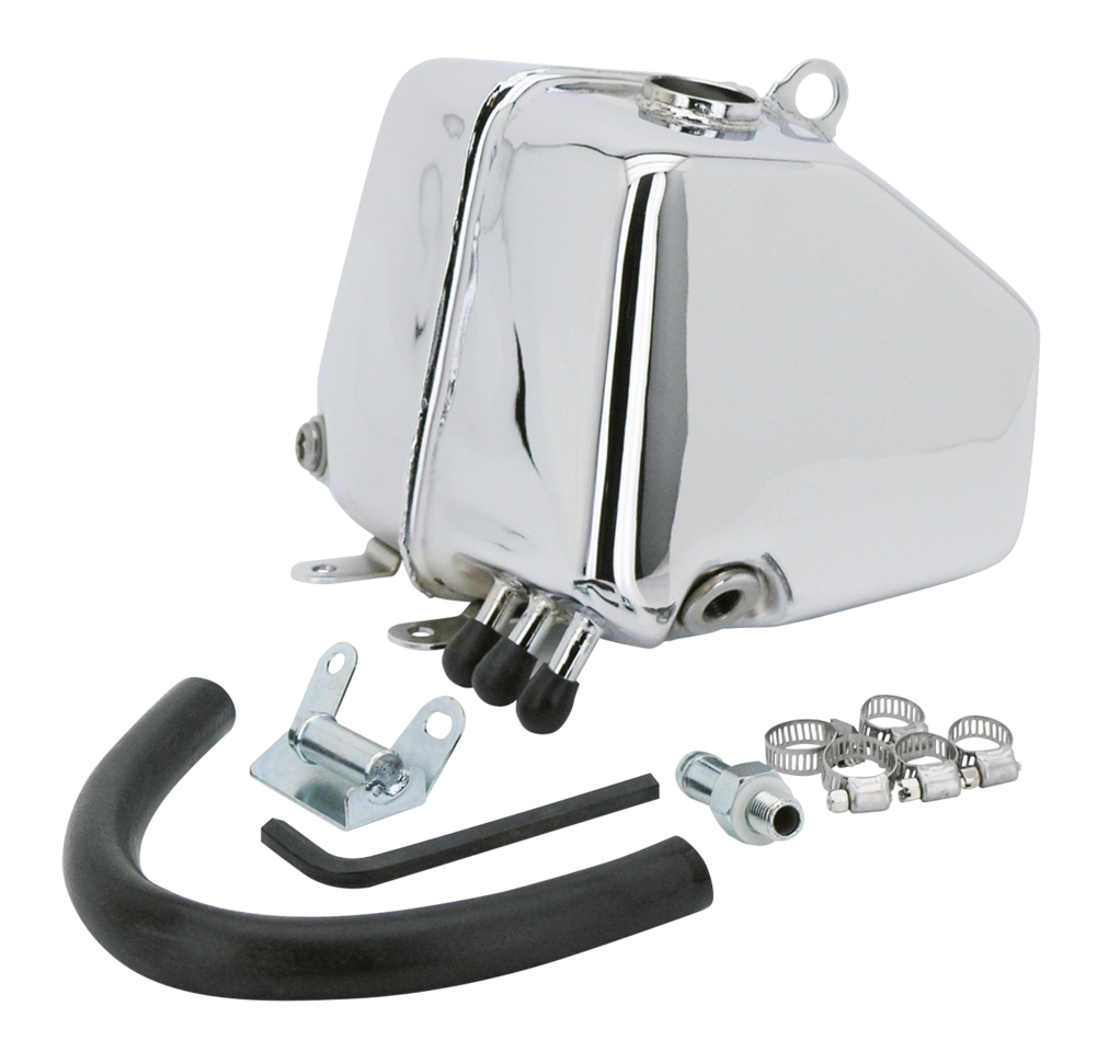 CHROME PLATED OIL TANK FOR FXR - view 2