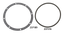 GASKETS FOR S&S 2-PIECE NOSE CONE COVERS - view 1