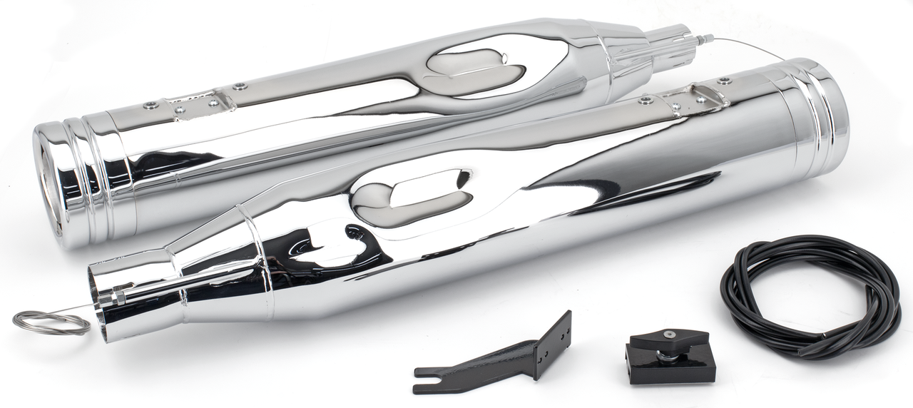 MCJ ADJUSTABLE EXHAUSTS FOR TOURING - view 1 Main image