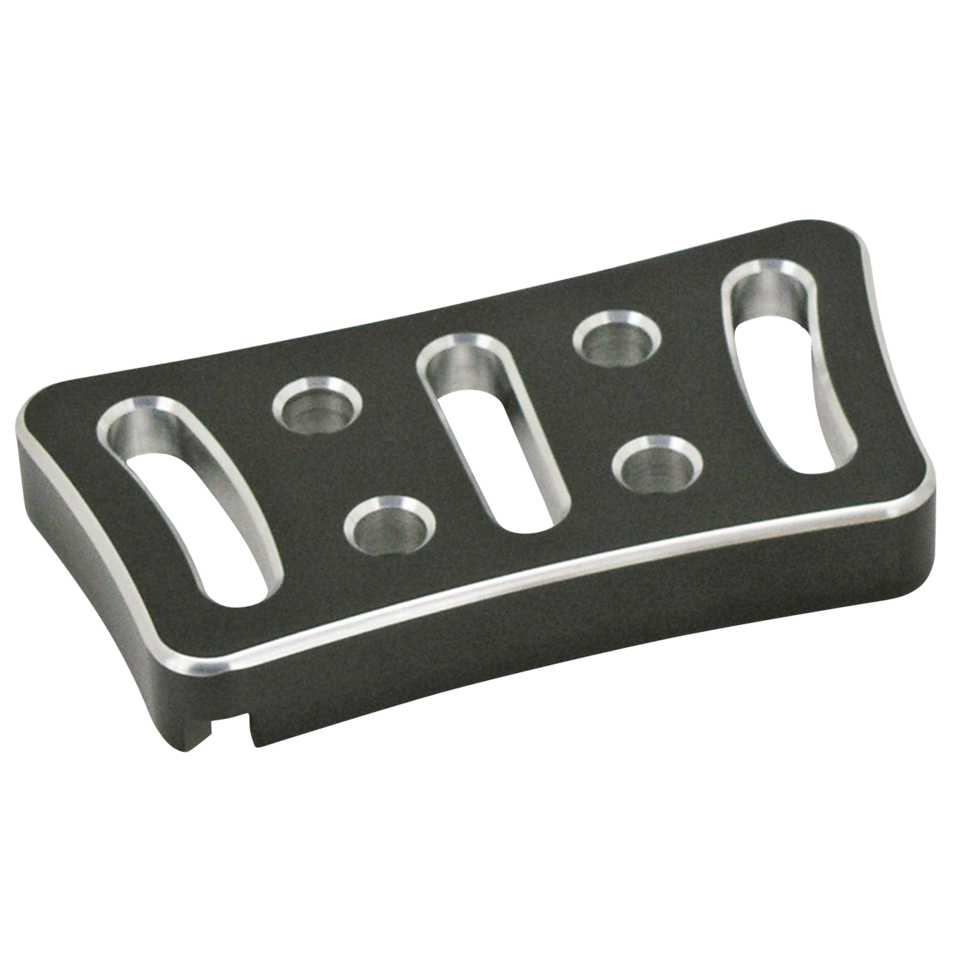 BILLET ALUMINUM BRAKE PEDAL PADS FOR TOURING - view 1