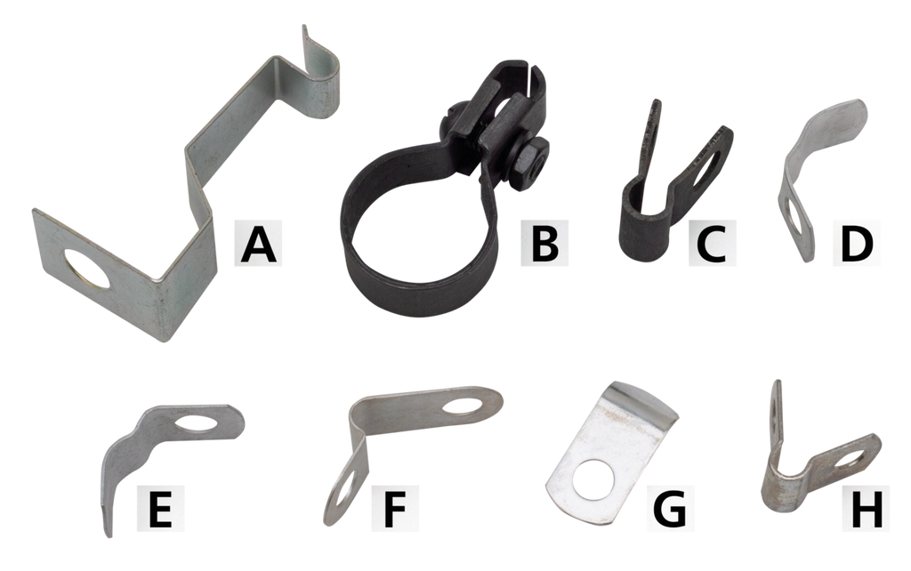 SPARK PLUG CABLE CLIPS & CLAMPS FOR VINTAGE MODELS - view 2