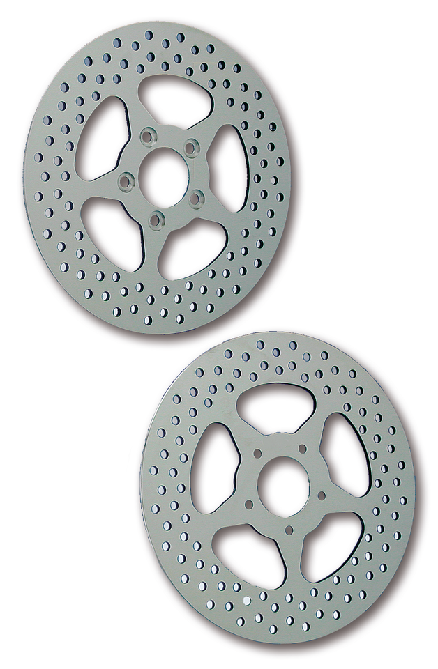 REV"O"LUTION POLISHED 5 POINT STAR DISC BRAKE ROTORS Secondary image