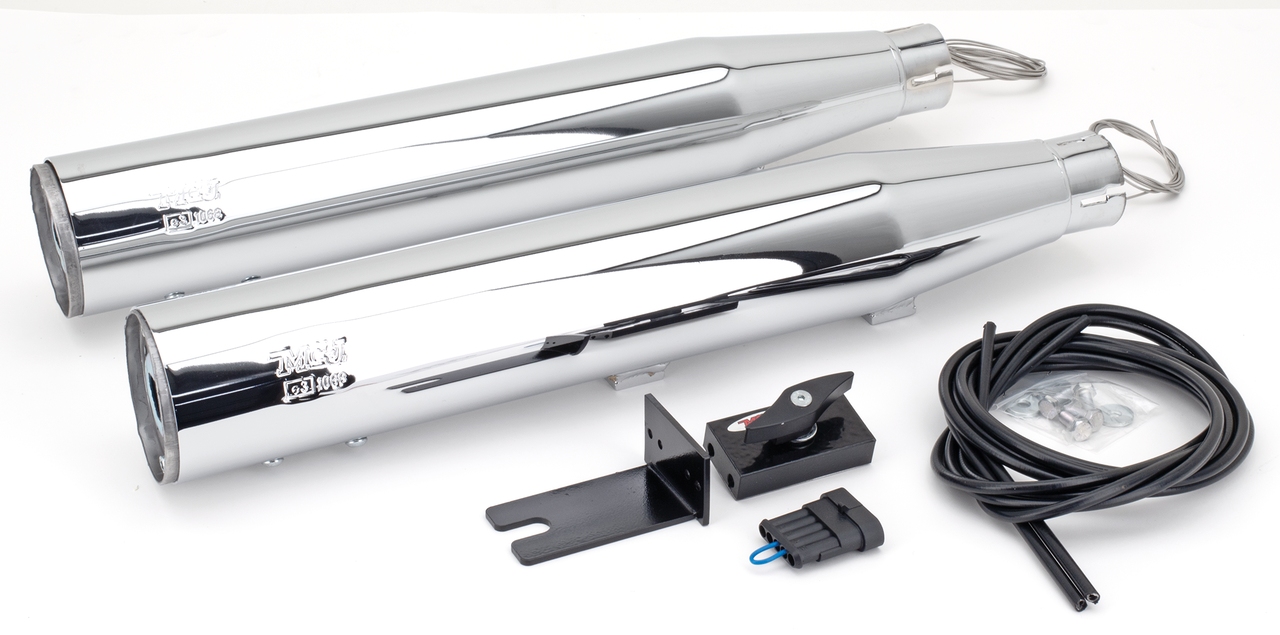 MCJ ADJUSTABLE EXHAUSTS FOR TWIN CAM SOFTAIL - view 1 Main image