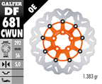 GALFER "WAVE" FLOATING DISC BRAKE ROTORS - view 2