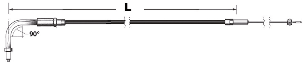 THROTTLE & IDLE CABLES FOR S&S CARBURETORS - view 1
