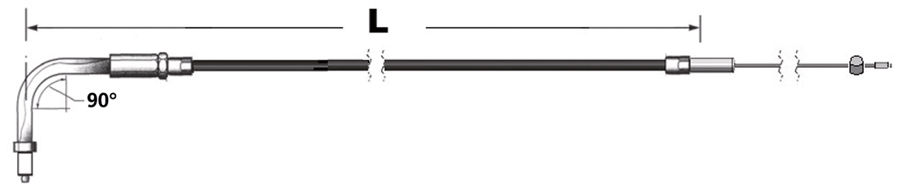 THROTTLE & IDLE CABLES FOR S&S CARBURETORS - view 1