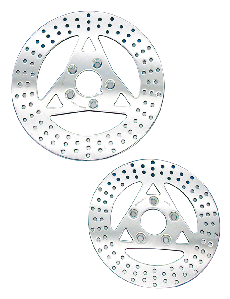 POLISHED STAINLESS STEEL DISC BRAKE ROTORS - view 3