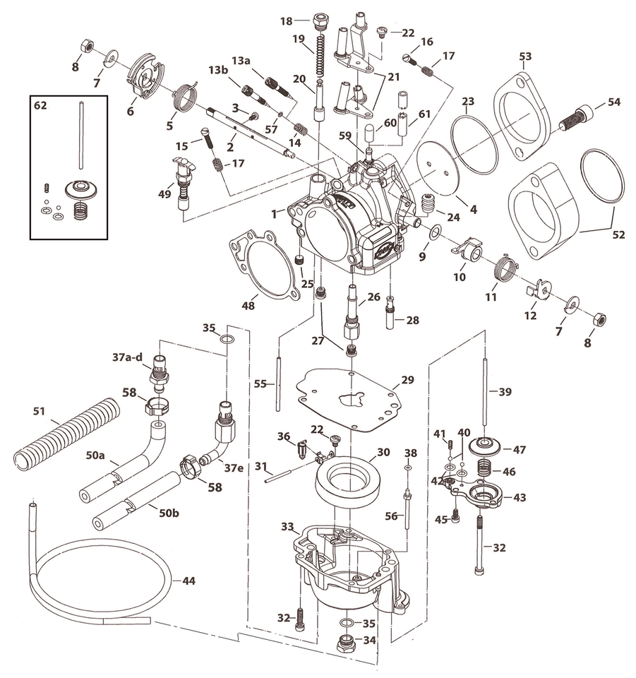 S&S SUPER E & SUPER G CARBURETOR PARTS - view 1 Main image