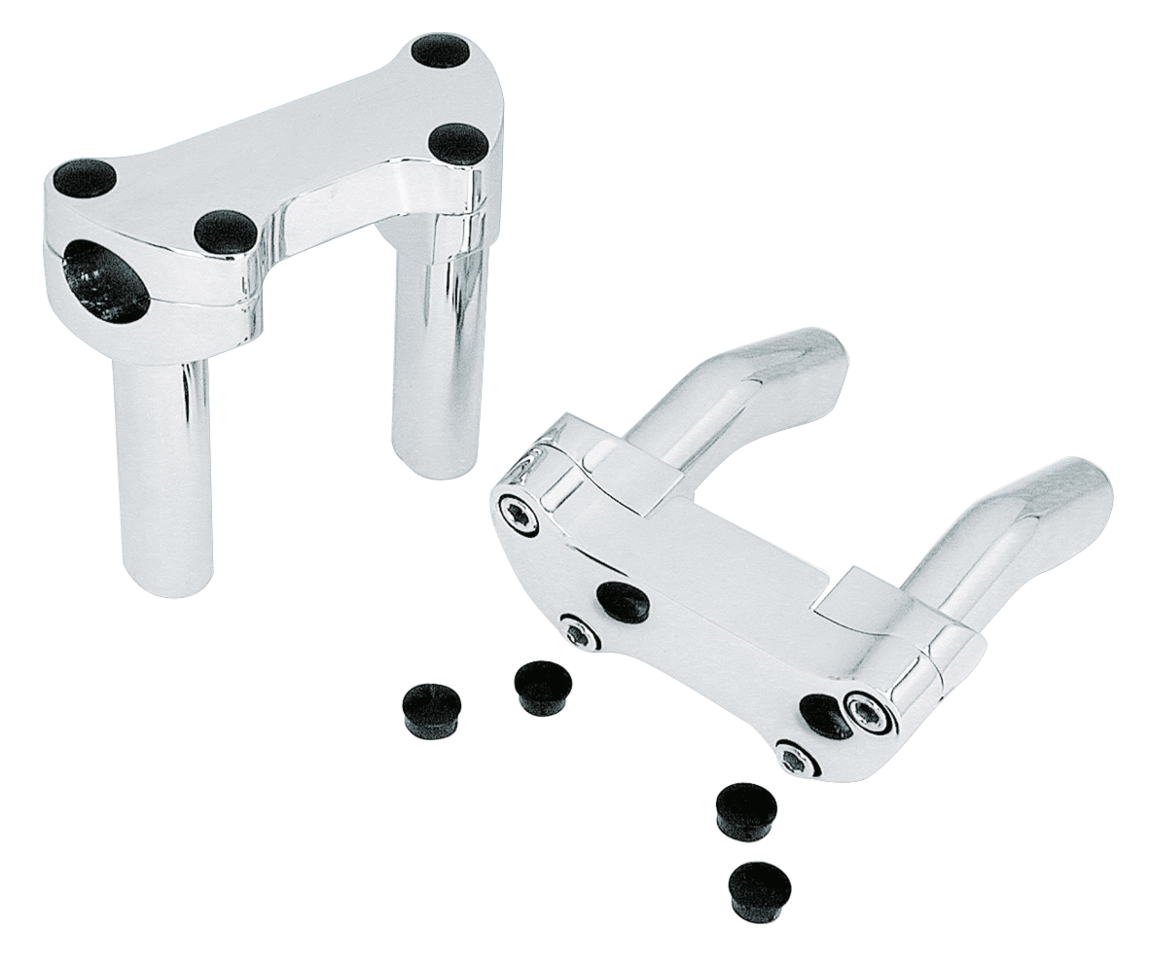 CHROME HANDLEBAR RISER AND CLAMP SETS - view 1